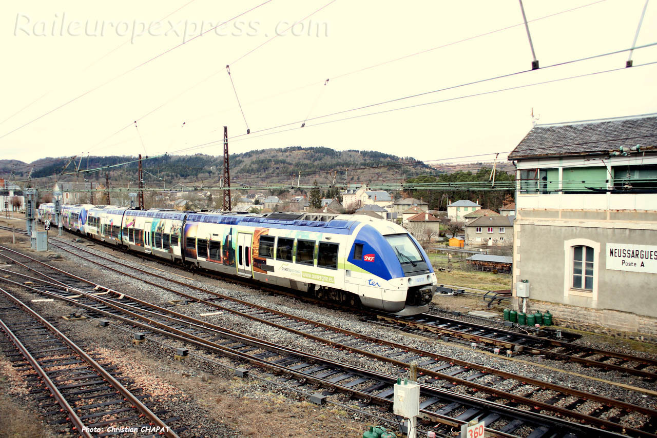 UM d'XGC SNCF à Neussargues (F-15)