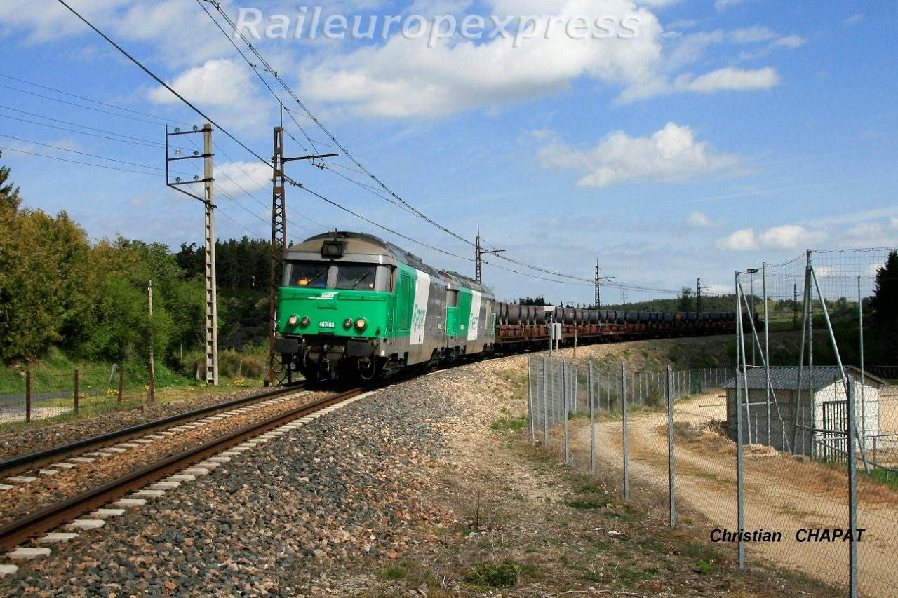 UM de BB 67400 et train de coils 