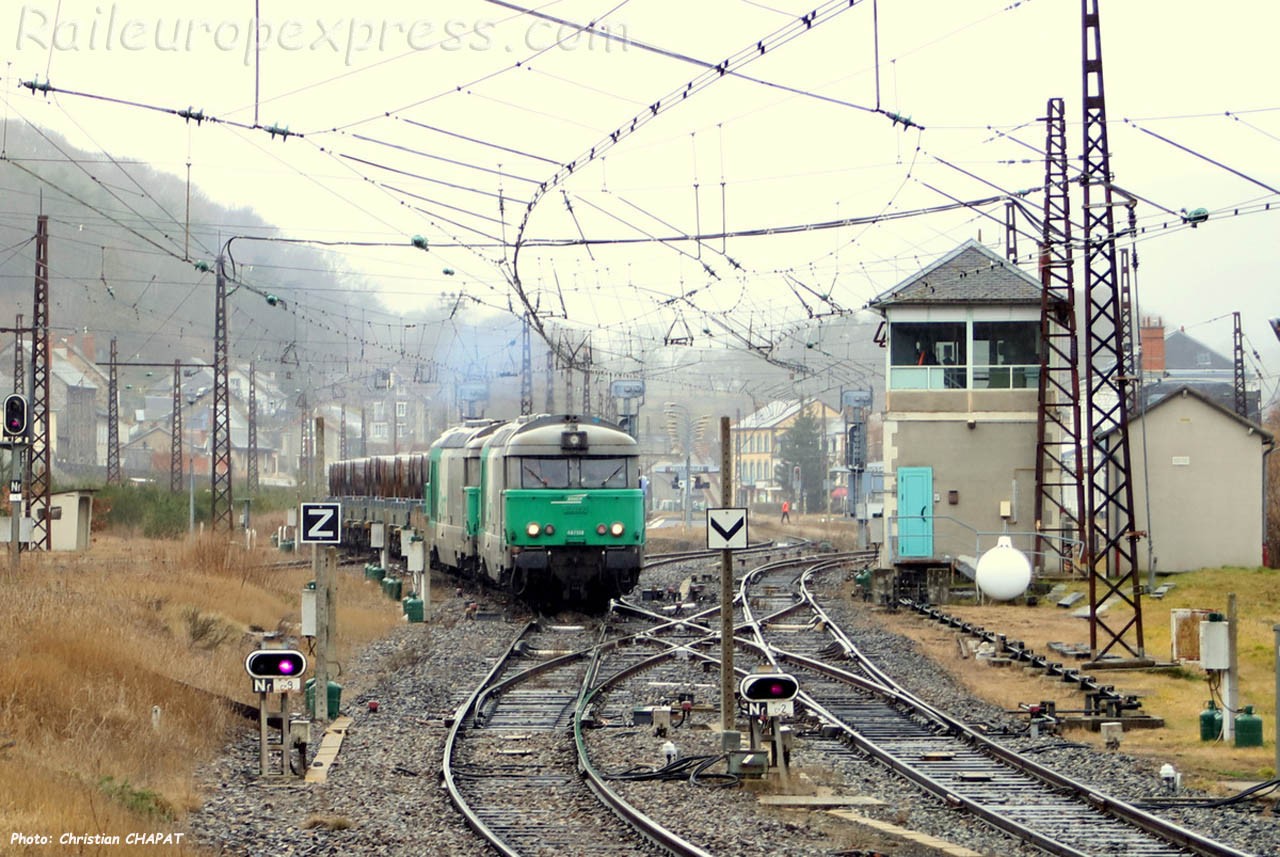 UM de BB 67400 SNCF à Neussargues (F-15)