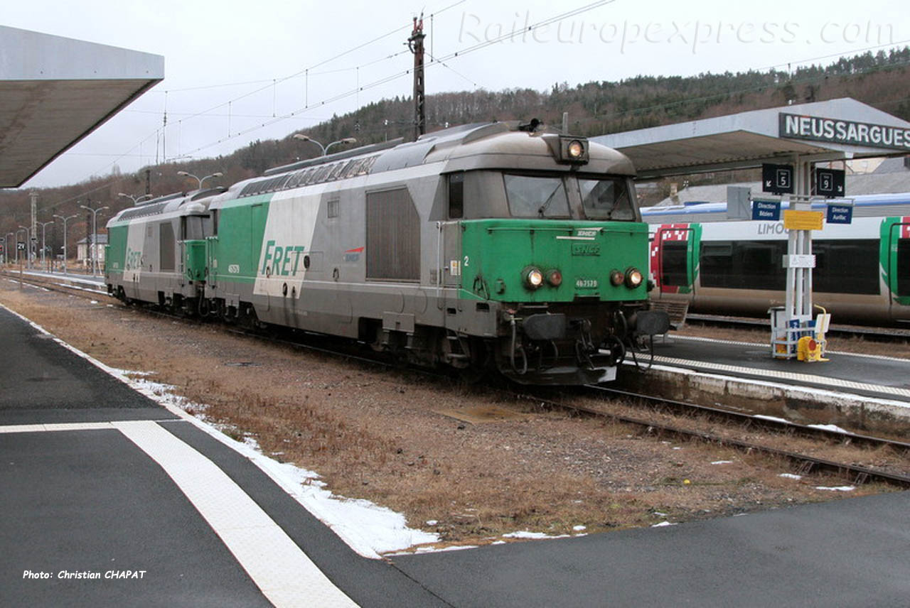 UM de BB 67400 SNCF à Neussargues (F-15)