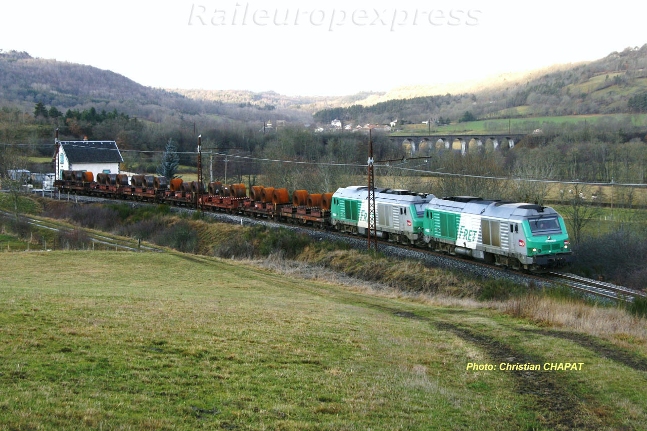 UM de BB 75000 sur la ligne des Causses