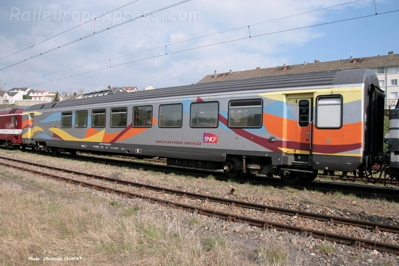 Voiture Discotèque SNCF à Saint Flour (F-15)