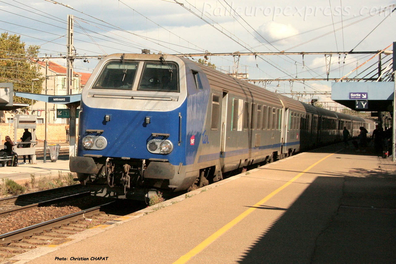 Voiture pilote SNCF à Miramas (F-13)