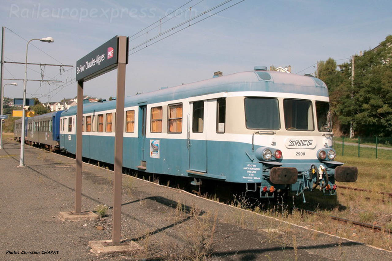 X 2900 SNCF à Saint Flour (F-15)