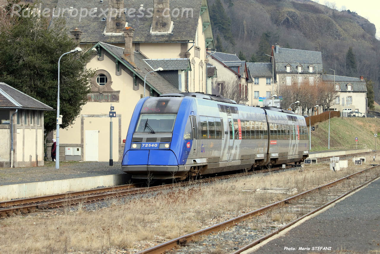 X 72540 SNCF à Murat (F-15)