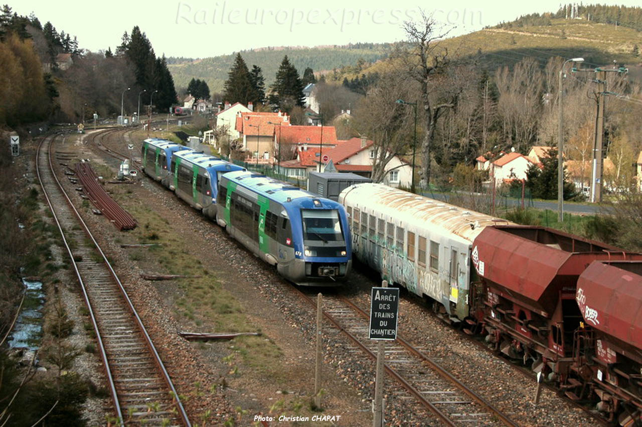 X 73500 SNCF à La Bastide-Saint Laurent les Bains (F-48)