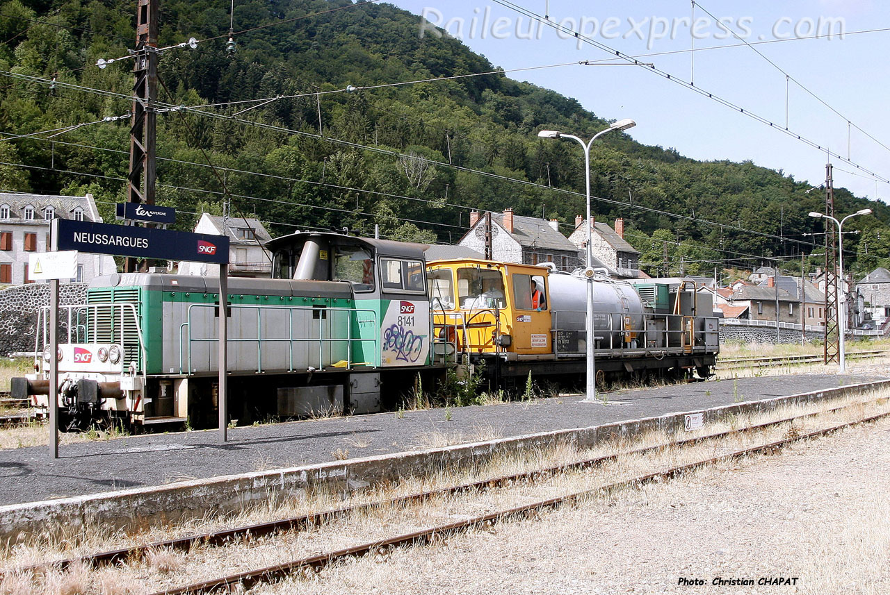 Y 8141 SNCF à Neussargues (F-15)