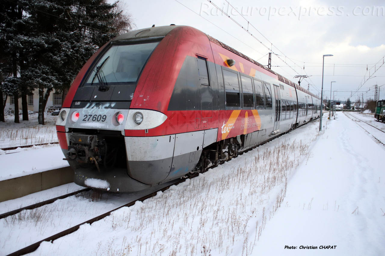 Z 27609 SNCF à St Chély d'Apcher (F-48)