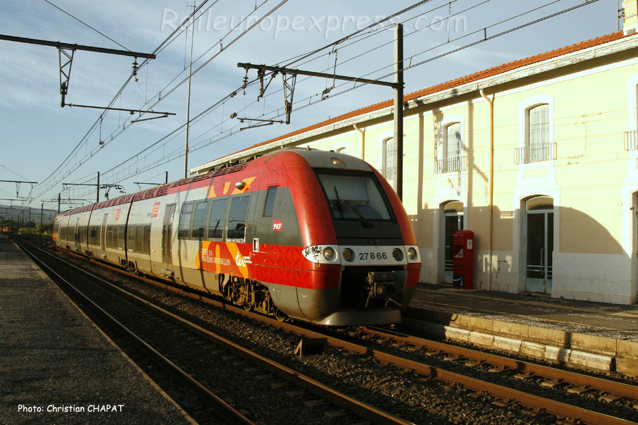 Z 27866 SNCF à Rivesaltes (F-66)