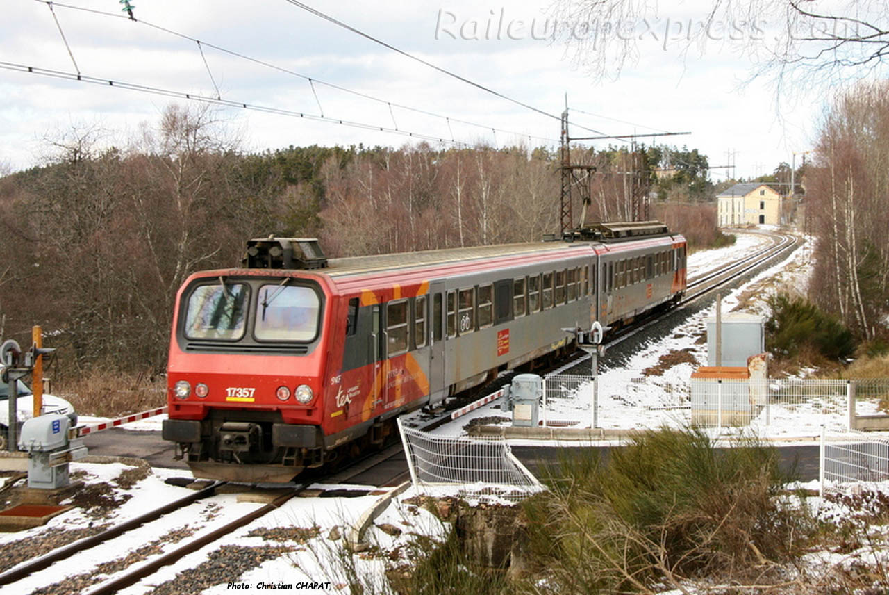 Z 7357 SNCF à Arcomie (F-48)