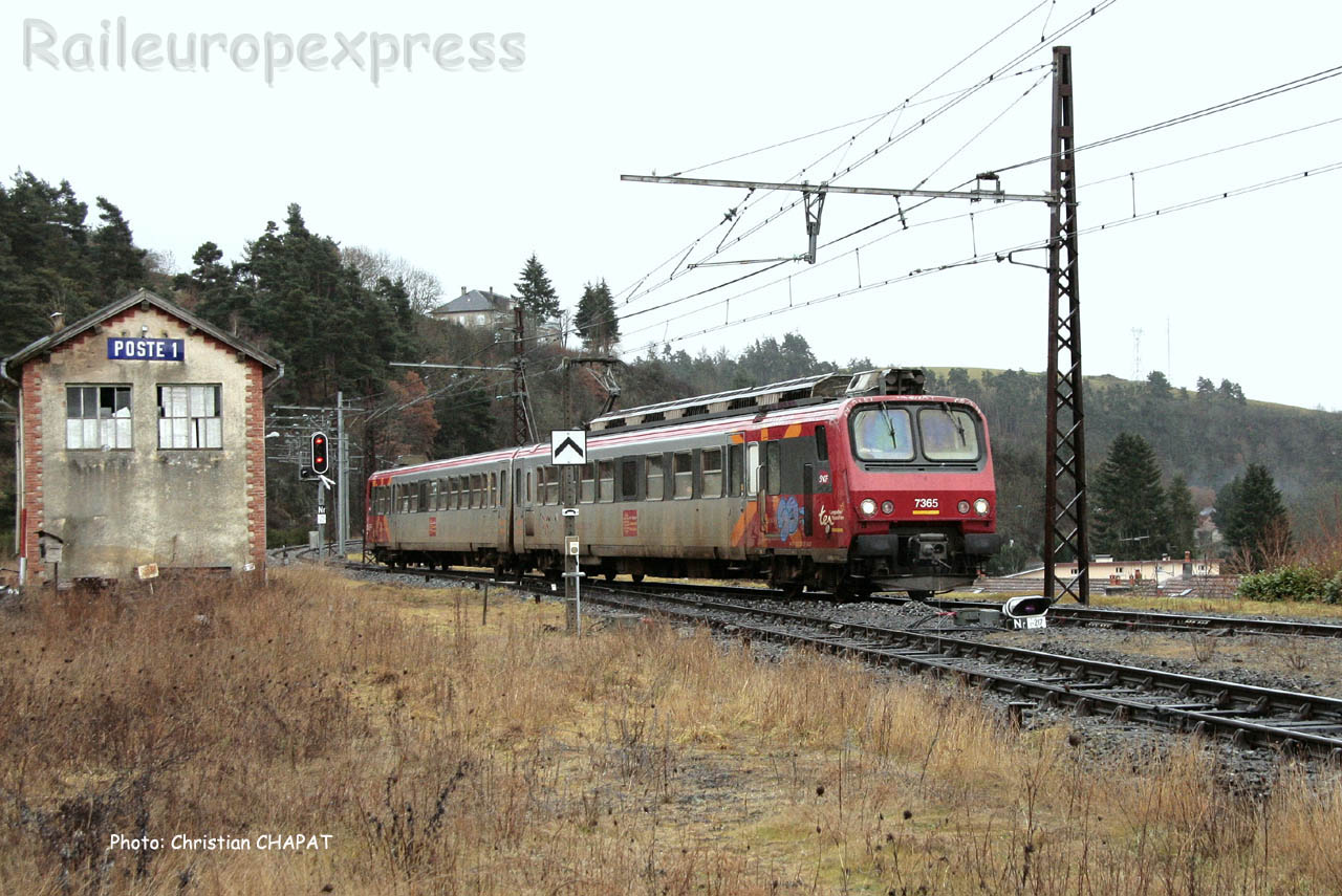 Z 7365 SNCF à Saint Flour (F-15)