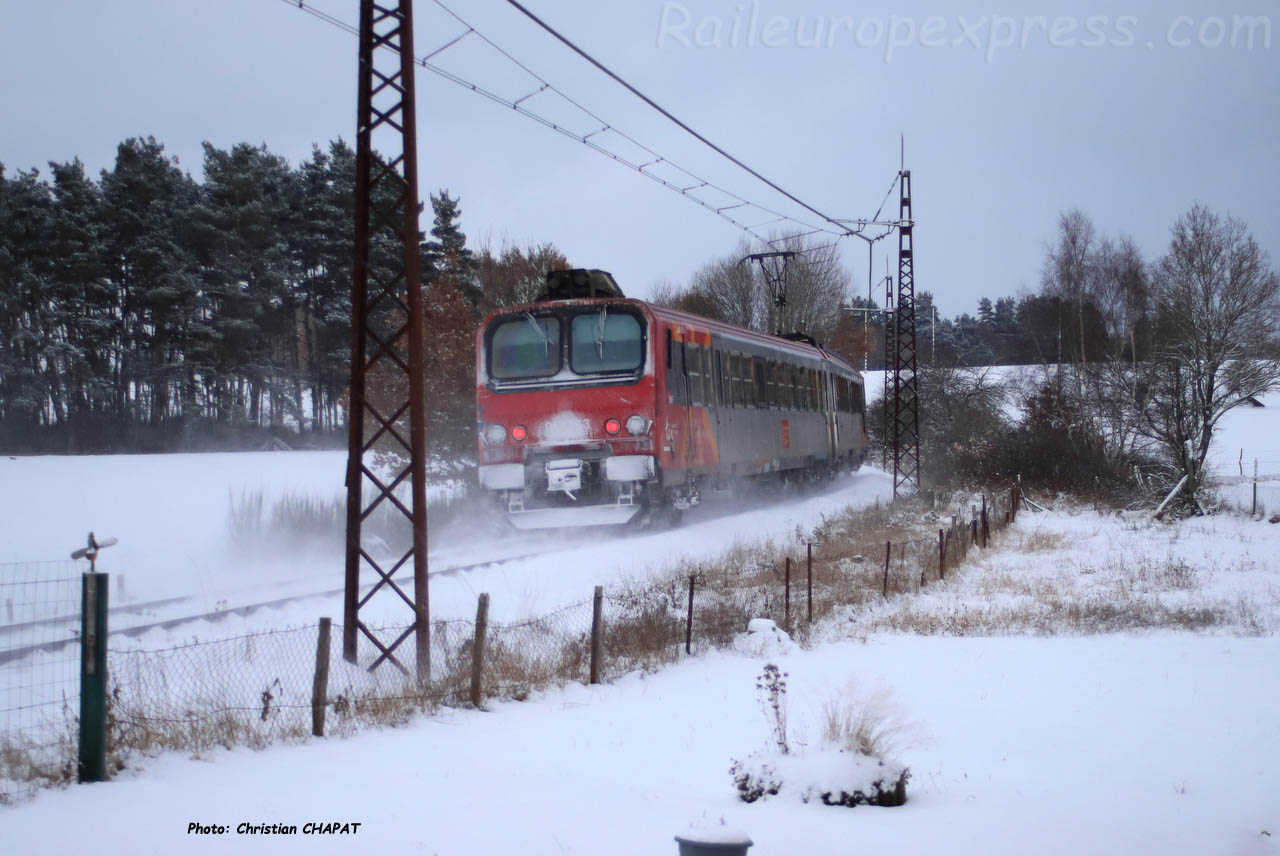 Z 7383 SNCF près de Garabit (F-15)