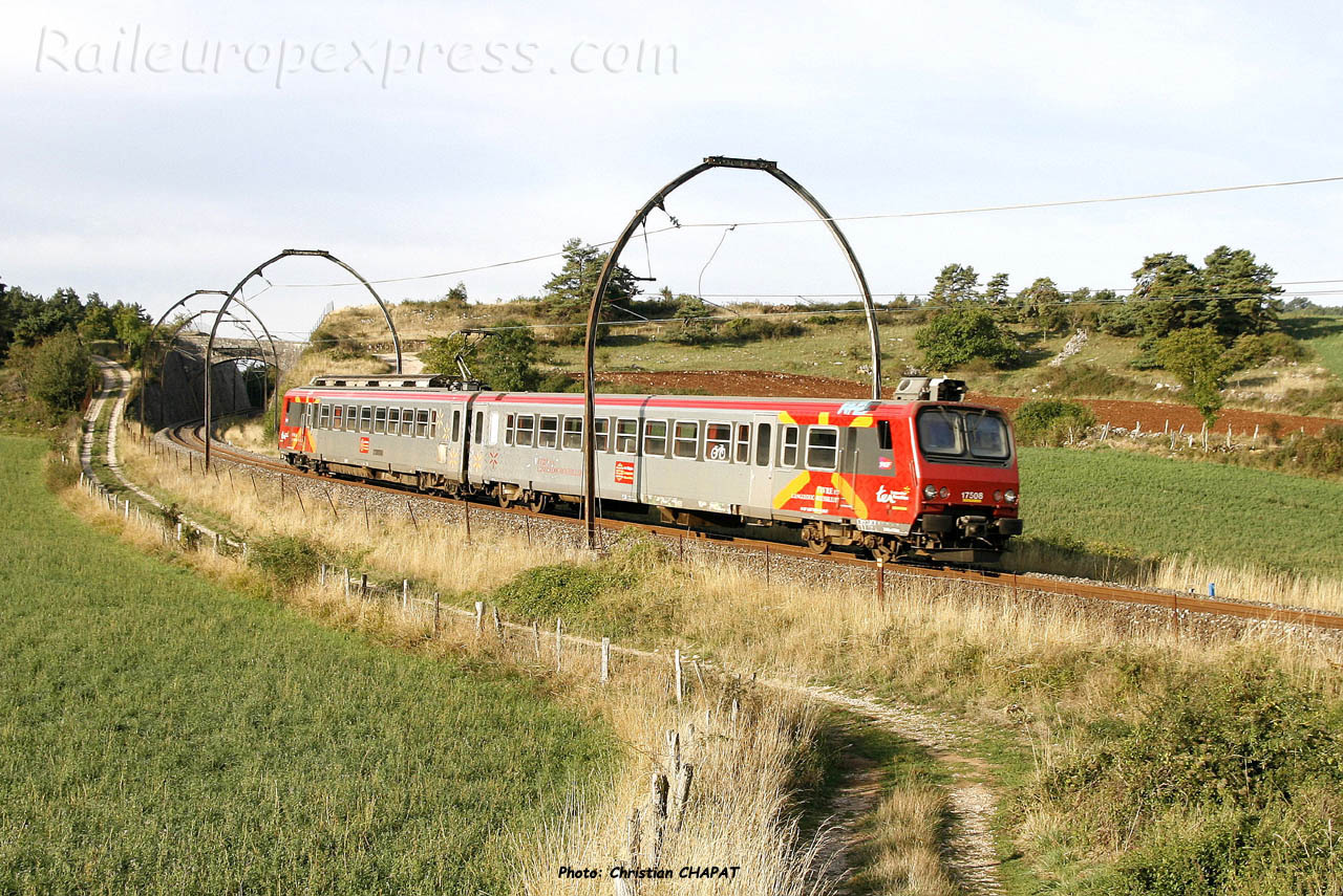 Z 7508 SNCF à Tarnesque (F-12)