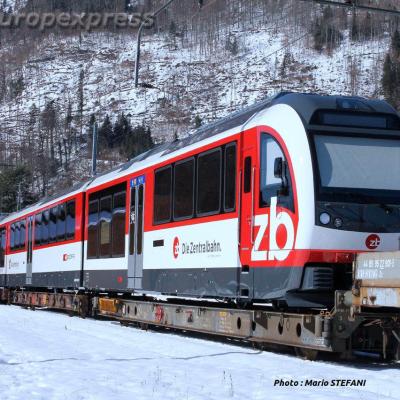 ZB-CFF ABeh 160 001 1 sur porteurs á Interlaken-Ost